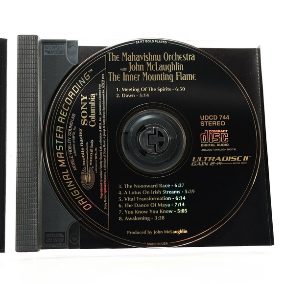 The Inner Mounting Flame Mahavishnu Orchestra 24 kt Gold Original Master CD MFSL - Picture 5 of 16